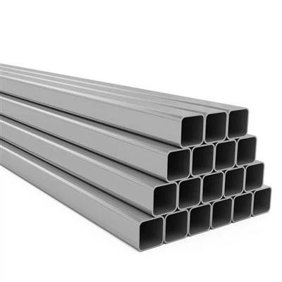 Tubo quadrato in zinco